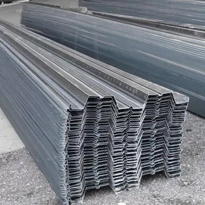 Tôle de toiture en métal ondulée d'approvisionnement d'usine DX51D DX52D Tôles d'acier ondulées de calibre 16 de zinc