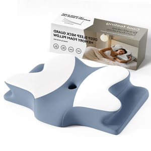 Ergonomic Cervical <strong>Neck</strong> <strong>Pillow</strong> Butterfly Memory Foam <strong>Pillow</strong> Mellow Sleep <strong>Pillow</strong> with Cooling Breathable Washable Pillowcase - Product Image 3