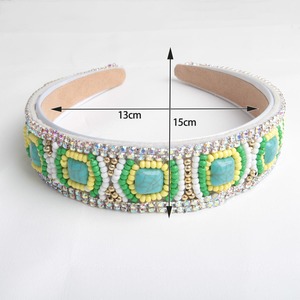 Diadema con Cuentas Hua Liyu, Accesorio para el Cabello Hecho a Mano, Colorido, para Mujer, Estilo HH0281 - Product Image 3