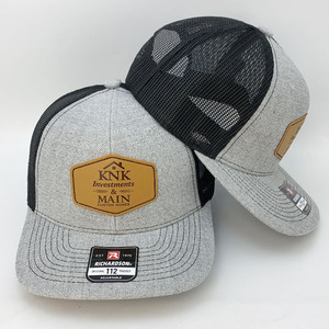 Ngoài trời chất lượng cao 6 bảng da vá lưới tùy chỉnh Thể Thao Snapback Mũ bóng chày Richardson bãi biển đi xe đạp thời trang vải - Product Image 1