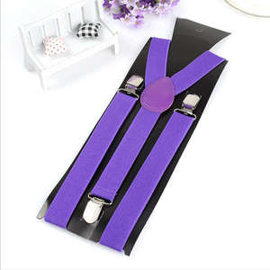 <span class=keywords><strong>Tirantes</strong></span> de moda personalizados de diseñador de forma, <span class=keywords><strong>tirantes</strong></span> morados, cinturón elástico para hombres, camisa, mujeres, adultos, <span class=keywords><strong>Tirantes</strong></span> ajustables - Product Image 5
