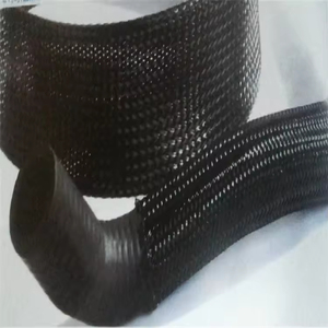 Manchon en PET Tube en maille tressée ignifuge pour animaux de compagnie Gaine tressée extensible pour animaux de compagnie - Product Image 1