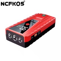 NCFKOS Alimentation d'urgence à batterie au lithium 12V pour automobile Écran LCD 26000mAh Alimentation d'urgence pour démarrage automobile