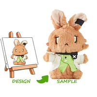 Pendentif personnalisable en peluche super douce OEM