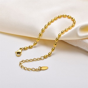 Fashion Fine Jewelry Stainless Steel <b>Beads</b> <b>Bracelet</b> Gold Beaded <b>Bracelet</b> - Product Image 4