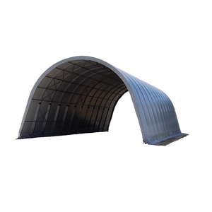 Tente de stockage extérieure en acier galvanisé à froid de haute qualité, personnalisable et légère, conforme à la norme EN, fabriquée en Italie par DUE SRL - Product Image 1