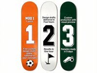 Construit avec du bois d'érable canadien à 7 plis, ce skateboard résiste jusqu'à 3 fois plus longtemps que les modèles traditionnels, vous faisant économiser de l'argent à long terme.