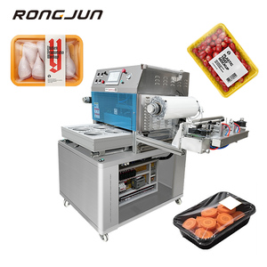 <span class=keywords><strong>Machine</strong></span> <span class=keywords><strong>à</strong></span> sceller les emballages Rongjun Rongjun de haute qualité <span class=keywords><strong>Machine</strong></span> <span class=keywords><strong>à</strong></span> emballer automatique pour plateaux d'azote <span class=keywords><strong>à</strong></span> débit d'air de bureau pour plateaux pneumatiques - Product Image 2