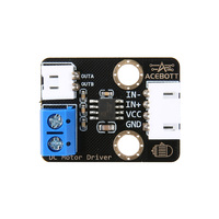 ACEBOTT pengontrol Motor DC, saluran tunggal Mini Output 200mA arus 3.3 V-5 V modul Drive untuk Robot mobil ESP32/Arduino kompatibel