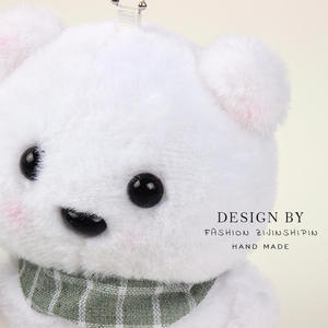Vente en gros d'ours en peluche ours en peluche porte-clés écharpe pendentif sac accessoires PP coton rempli poupée anti-stress pour machines à griffes - Product Image 4