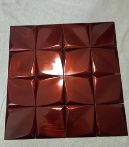 <span class=keywords><strong>Mosaico</strong></span> 3D de Acero Inoxidable, Adhesivo, Cuadrado, Diseño Moderno y Simple, <span class=keywords><strong>para</strong></span> Pared de Fondo de Bar o KTV - Product Image 4