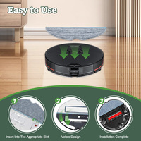 Accessoires compatibles avec le robot aspirateur Roborock G20/S8 ULTRA : filtre, brosse principale, chiffon de nettoyage