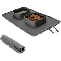 Silikon Anti-Rutsch-Faltbare Hunden apf Haustier Outdoor-Fütterung werkzeug mit Anti-Rutsch-Funktion Praktische faltbare Haustier matte & Pad