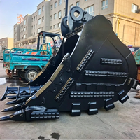 Godet d'excavatrice robuste pour CAT 349 Komatsu PC500 |   Acier résistant à l'usure de 40 à 55 tonnes, usine OEM ODM