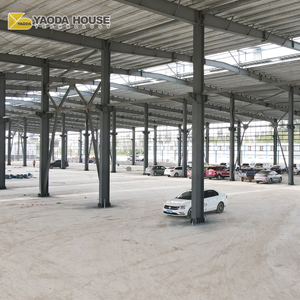 Nave Industrial de Acero de <span class=keywords><strong>10000</strong></span> Metros Cuadrados, Diseño Económico y Moderno de Estructura de Acero de un Solo Tramo, Almacén Ligero - Product Image 3