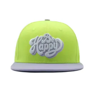 Custom 6 Panel Structured High Profile Fitted Running Cap