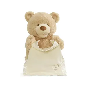 Wholesale Talking Stuffed Bear Shy Handkerchief Bear Soft Baby Safe Kids Bear Plush Toys