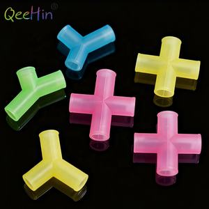 Conector <span class=keywords><strong>T</strong></span> de manguera de silicona de color personalizado Fabricante de juntas de tubo flexible de grado alimenticio - Product Image 6