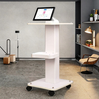 Chariot de clinique de beauté laser en plastique économique avec logos originaux du fabricant américain
