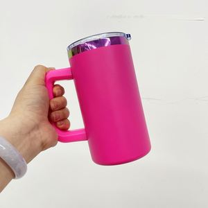 Double Walled Stainless Steel Vacuum Insulated Rainbow Underneath 20oz <b>Coffee</b> Mugs for DIY Laser Engraving Customized logo - Product Image 3