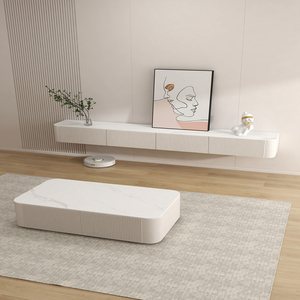 Mobili per Ufficio Domestico, Mobili per <span class=keywords><strong>Soggiorno</strong></span>, Mobili TV Moderni, <span class=keywords><strong>Tavolo</strong></span> Porta TV All'ingrosso <span class=keywords><strong>con</strong></span> Scaffale Contenitore, Consolle in Legno da <span class=keywords><strong>Parete</strong></span> - Product Image 2