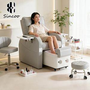 Wholesale Luxury Electric Adjustable <b>Sofa</b> Spa Pedicure Chair Foot <b>Massage</b> Chair Without Plumbing Nail Salon Foot Bath Chair - Product Image 1