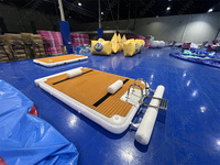 Barry OEM Drop stitch tissu ponton gonflable quai avec protection de bateau tamponneur Jetski quai flottant bateau à moteur quai de stationnement