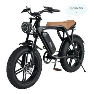 OUXI-Bicicleta eléctrica para adultos, cicla eléctrica plegable de 20 "x 4 con Motor de 750w, batería de litio extraíble de 48v y 15Ah