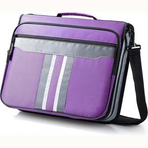 Free Sample 3 <b>Ring</b> 2 Inch <b>Binder</b> Zipper 800 Sheets Capacity Multi-Pocket School <b>Binder</b> Made Durable Polyester-BSCI Certified - Product Image 3