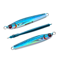 Leurre de pêche en eau salée imprimé en JIGGINGSOUL-RTS312-30g40g3D petit tarpon en métal pour la pêche en rivière et en ruisseau