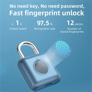 <span class=keywords><strong>China</strong></span>, venta al por mayor, USB para exteriores, huella dactilar con tiempo de uso prolongado, candado de seguridad industrial de acero inoxidable a prueba de agua de Metal - Product Image 3