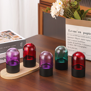 ขวดแก้วทรงโดมสีสันสดใสหรูหรา ขนาด 100 มล. สำหรับบรรจุภัณฑ์ Moon Rock แบบกำหนดเอง พร้อมฝาปิดสนิท - Product Image 6