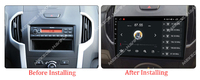 MEKEDE MS - Sistema de Navegación GPS Android para Automóvil con Carplay para Isuzu D-Max 2015-2018, 8 Núcleos, 4G LTE, WiFi, Ventilador de Refrigeración