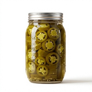 Pimientos Verdes en Conserva Premium, Cortados en Rodajas, en Tarro de Vidrio, Picantes, Vegetales en Vinagre, Conservados a Temperatura Ambiente, 12 Meses de Duración - Product Image 2