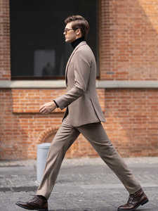 Veste de costume <span class=keywords><strong>homme</strong></span> personnalisable 2026 – Col en V élégant, taille naturelle, respirante, pour <span class=keywords><strong>mariage</strong></span>, grandes tailles, fermeture éclair - Product Image 3