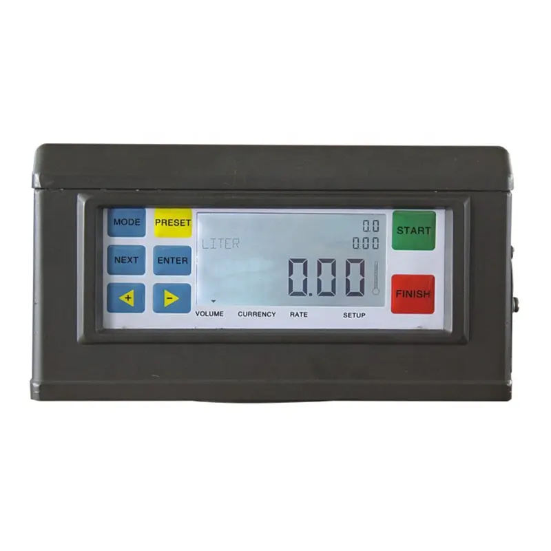 Flow meter electronic register counter with LCD display