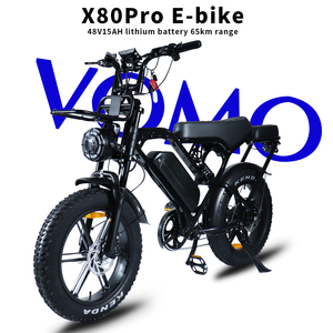 Velo Electrique pour Adultes, Vélo de Ville Tout-Terrain, Moteur VOMO X80PRO 250W, Pneu Gras de 20 Pouces, Vélo Electrique EBike, Vente en Entrepôt UE, États-Unis, Royaume-Uni - Product Image 4