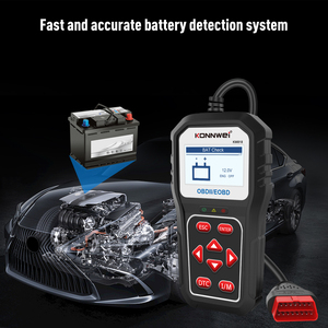Диагностический сканер для автомобилей Shenzhen Jiawei Konnwei Factory, модель Konnwei KW818, <span class=keywords><strong>OBD</strong></span>-сканер для универсальных автомобилей с протоколом OBD2 на 12В. - Product Image 4