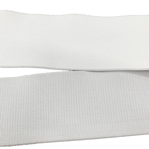 Tùy chỉnh 3.25 inch dệt Spandex/Nylon mạnh mẽ ban nhạc đàn hồi cho yên trắng và đen - Product Image 3