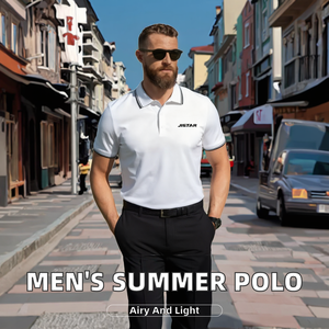 Camisa Casual de Verano para Hombre, Estampado de Caballo, Manga Corta, Cuello con Botones, Rayas Blancas y Negras, Transpirable, Satén 100% Poliéster, con Flecos - Product Image 2