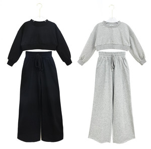 Vêtements pour enfants, filles, adolescents, mode automne, ensemble de survêtement européen, sweat-shirt, pantalon de survêtement, style hip-hop - Product Image 6
