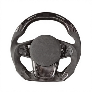 Volante de Fibra de Carbono Forjado Real con Cuero y Alcántara Personalizado para Toyota Supra A90/A91 GR F10 Mk5 Mk4 G8X 2018 2019 2021 <span class=keywords><strong>2022</strong></span> - Product Image 6