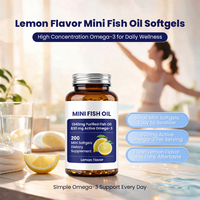 Capsules d'huile de poisson Oméga 3 en gélules molles EPA DHA 1000mg – Formule personnalisée – Fabricant de marque privée