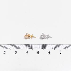 จี้สร้อยคอแฟชั่น DIY 31385 พร้อมลูกปัดกลมขนาด 9-13 มม. เงินแท้ S925 และอุปกรณ์ตกแต่งมุก ฐานเปล่า - Product Image 4