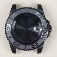 Boîtier de montre de plongée en acier inoxydable 40MM pour mouvements NH35 NH34 NH36 NH38 Miyota8205 ETA2824, verre saphir, 20ATM