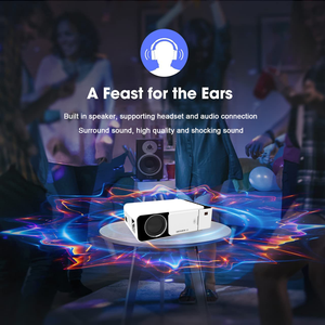 Nâng Cấp T5 Chiếu LCD 3500 Lumens 170 Inch 1024*600P Độ Phân Giải 3D Micro Ngắn Ném <span class=keywords><strong>Led</strong></span> Mini Chiếu - Product Image 5