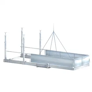 Construction Material Retractable Loading Platform For Construction Buildings