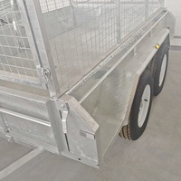 Remorque de transport robuste de 750 kg pour camions/tracteurs, idéale pour la ferme et le camping