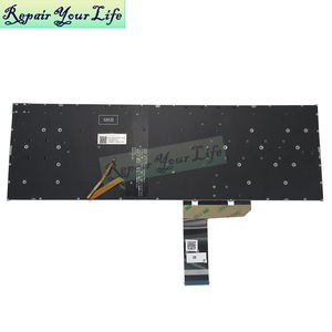 คีย์บอร์ดแล็ปท็อปแบล็คไลท์สำหรับ Asus <span class=keywords><strong>VivoBook</strong></span> <span class=keywords><strong>Pro</strong></span> <span class=keywords><strong>15X</strong></span> โอแอลอีดี <span class=keywords><strong>K6501</strong></span> K6501ZM คีย์บอร์ด0KNB0-580GUS00สีเทาใหม่ - Product Image 5