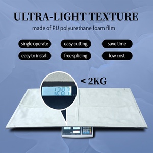 3D ตะแกรง PU โปร่งแสงสำหรับตกแต่งภายในทำจากโฟมโพลียูรีเทนสำหรับตกแต่งผนัง